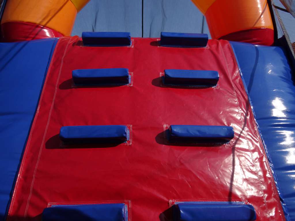 52 ft Inflatable Fun Run for Hire - Climbing Wall