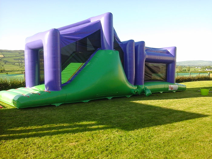 Party Time Inflatable Obstacle Course for Hire - Side