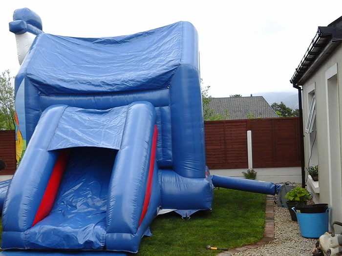 Clown Side Slide Bouncing Castle for Hire - Side Slide